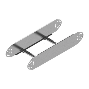   Baks 452716 ELDSC200H160 Kábellétra csuklós sarokelem függőleges 160x 200 mm szalaghorganyzott, anyagvastagság 2,0 mm, villamos kábelek nyomvonalvezetéséhez