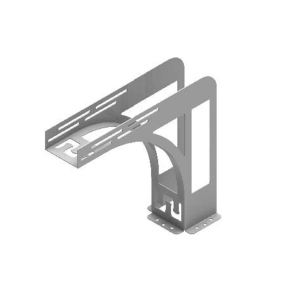   BAKS LR100H50/100 Univerzális sarokösszekötő ív függőleges 100mm oldalmagassághoz, anyagvastagság 2,0mm 551070