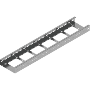   Baks 462612 LDR100H60/2 Kábellétra összekötő 60×100×2000 mm csúsztatható, szalaghorganyzott, anygavastagság 2,0 mm, villamos kábelek nyomvonalvezetéséhez