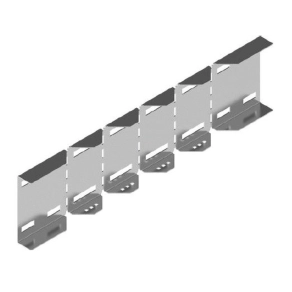   Baks 211200 LUSH200 univerzális összekötő 650x 205 mm, önhordó tálcákhoz és létrákhoz, szalaghorganyzott, anyagvastagság 2,0 mm összekötőelem