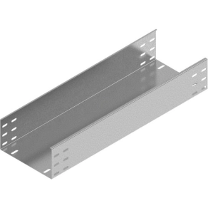   Baks 112020 KBP200H100/3 kábeltálca 100×200×3000 mm szalaghorganyzott 1,5 mm anyagvastagság perforáció nélkül, villamos kábelek nyomvonalvezetéséhez