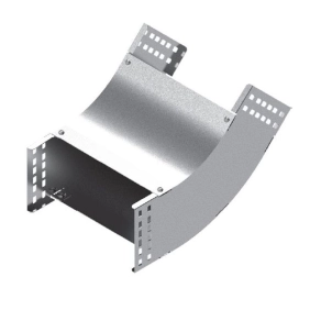   Baks 131185 LUMPNJ100H100 Sarokidom 45 fokos 100x 100 mm függőleges, fedéllel, kábelvezetési nyomvonal lefedésére
