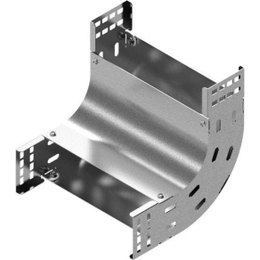   Baks 130970 LUNJ300H60 Kábeltálca sarokidom 90 fokos függőleges 60x 300 mm univerzális, fedéllel, villamos kábelek nyomvonalvezetéséhez