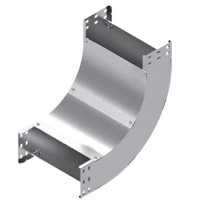   Baks 131089 LUPNJ100H80 Kábeltálca sarokidom 90 fokos 80x 100 mm függőleges, fedéllel, villamos kábelek nyomvonalvezetéséhez