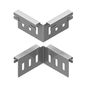   Baks 405715 LKUCH60 Kábellétra univerzális sarokösszekötő 60 mm oldalmagassághoz, szalaghorganyzott, anyagvastagság 2,0 mm