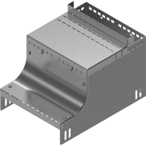   Baks 136891 KRUMJ300 Univerzális szűkítő sarokidom 300 mm széles, 42–60 mm magas kábeltálcához, kábelvezetési elemek csatlakoztatásához