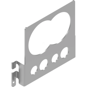   BAKS USR5 csőtartó 16/20/40/50mm átmérőjű csövekhez rácsos kábeltálcára 120x120x20mm 920723