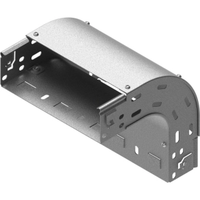   Baks 130959 LUFZJ100H60 Kábeltálca sarokidom 90 fokos 60x 100 mm külső, függőleges, szalaghorganyzott, fedéllel, villamos kábelek nyomvonalvezetéséhez