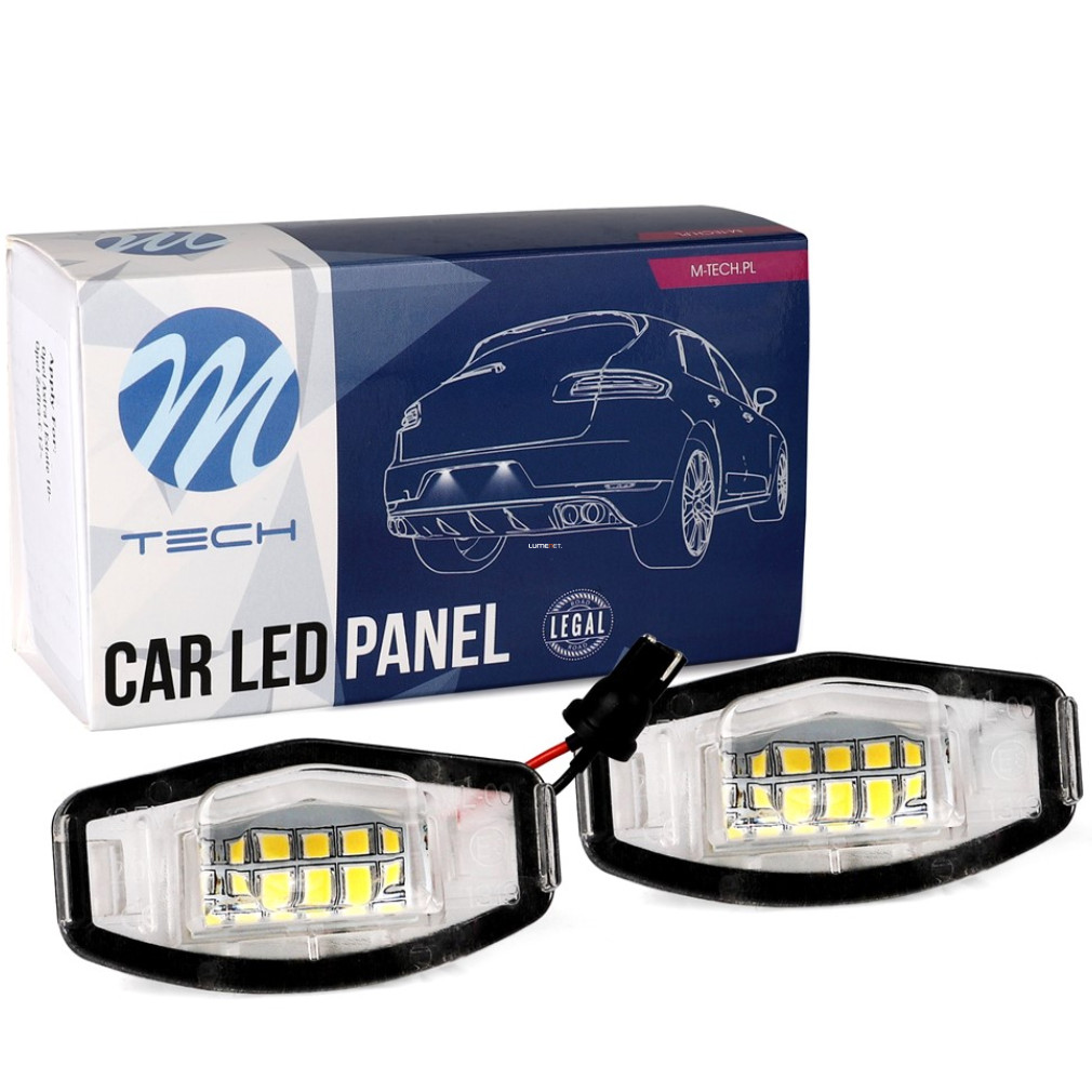 M-TECH rendszámtábla világító LED lámpa, Honda Civic