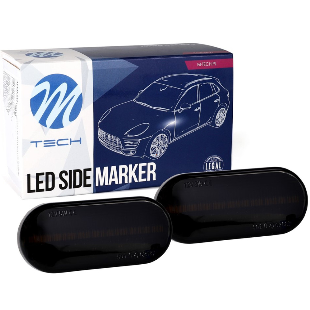 M-TECH Oldalsó index lámpa, LED-es, Volkswagen Golf 4, füstös