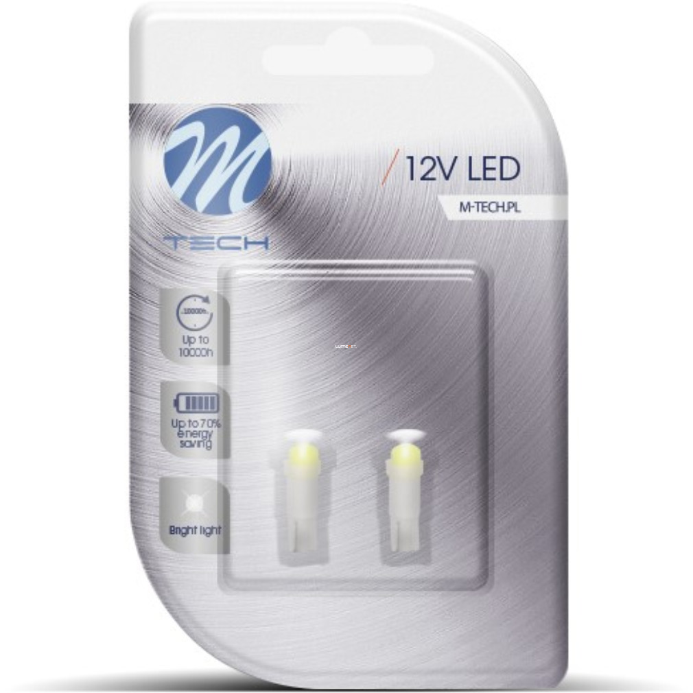 M-TECH T5 LED jelzőizzó, 2db/bliszter