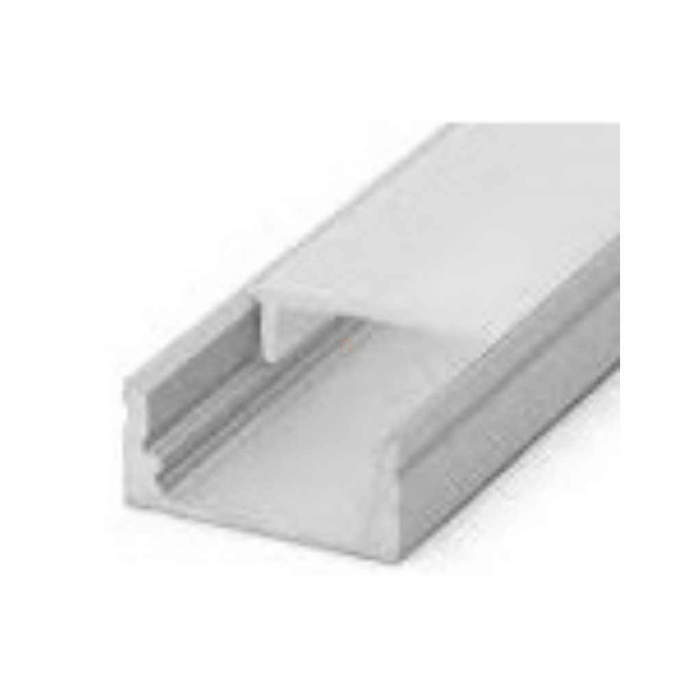 LED szalaghoz alu sín fedél opál  C  klikk  típusú 2000x10mm 76330038 TOPMET
