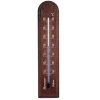 Fa beltéri hőmérő 20,5 cm, mahagóni