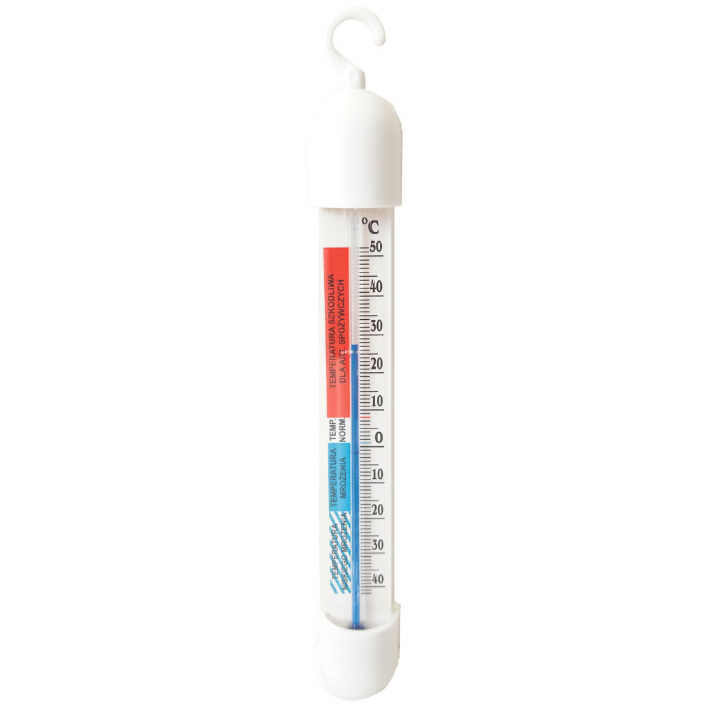 Hőmérő hűtőszekrénybe 16,5 cm, fehér színű