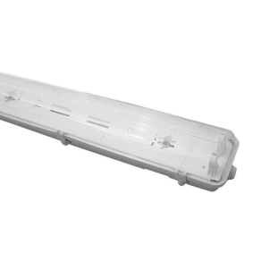  LED Por- és páramentes lámpatest 2x18W méret, LED csőhöz szerelve PC búra IP65 5901752714472 ORO-ATLAS-2XT860-G Led-Pol