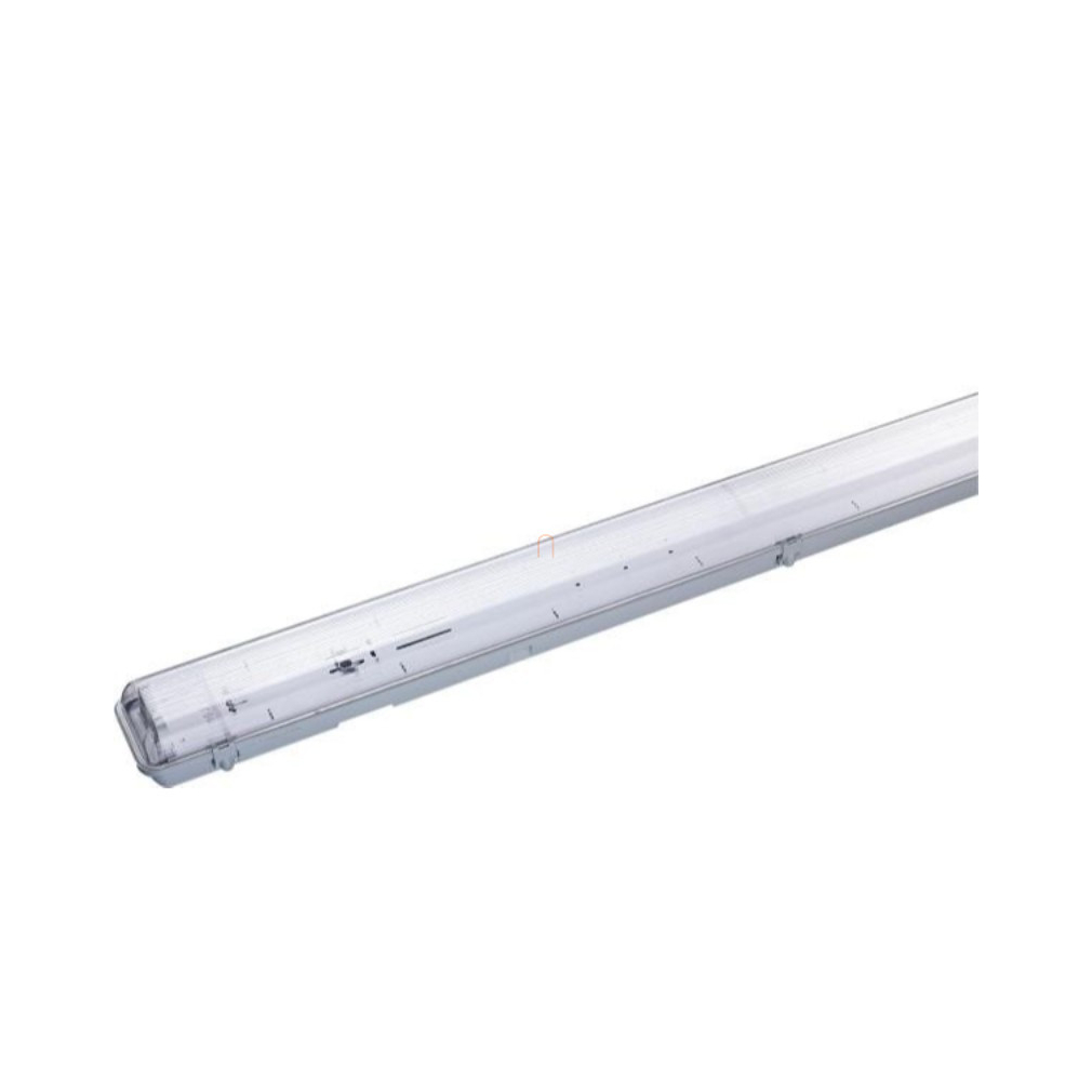 LED Por- és páramentes üres lámpatest 2x36W méret, LED csőhöz szerelve PC búra IP65 5901752714489 ORO-ATLAS-2XT8120-G Led-Pol