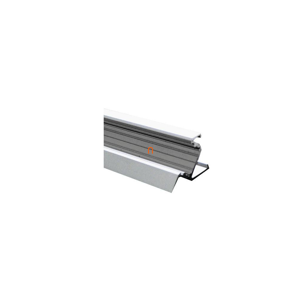 LED POL 5901752715639 LED szalaghoz alu sín SARKI 2 fm-es ORO-PROFIL-UNI-COR-2M
