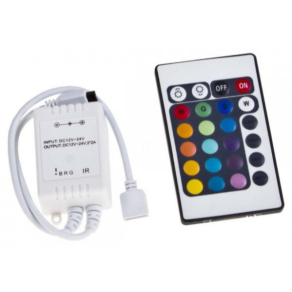   5901752716506 ORO-STEROWNIK-RGB-1 LED-POL LED szalag RGB vezérlő 72W