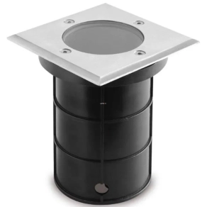   Bontott csomagolású Kültéri talajba építhető lámpa, 1xGU10, szögletes