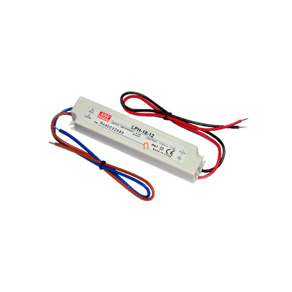 LED tápegység 18W 12V IP67 ORO15033 LED-POL LPH-18-12V-IP67-MW 5902533192946