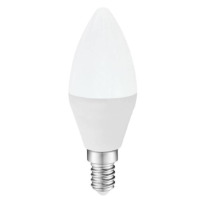   LED gyertya 8W E14 720lm 3000K meleg fehér fényforrás Ra80 230V ORO-E14-C37-TOTO-8W-WW 5902533194025 Led-Pol