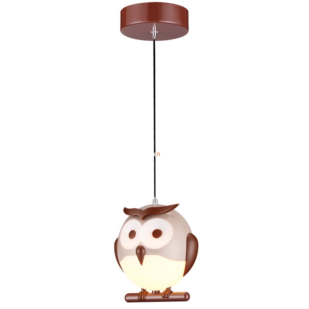 Függesztett lámpa gyerekszobába (Owl)