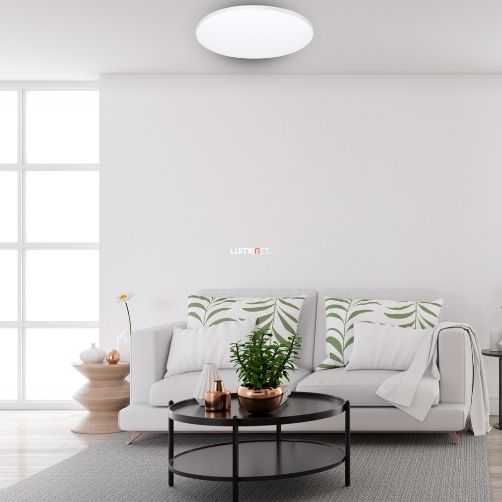 Szabályozható mennyezeti LED lámpa 80 W, hidegfehér-melegfehér, fehér színű (Siena)