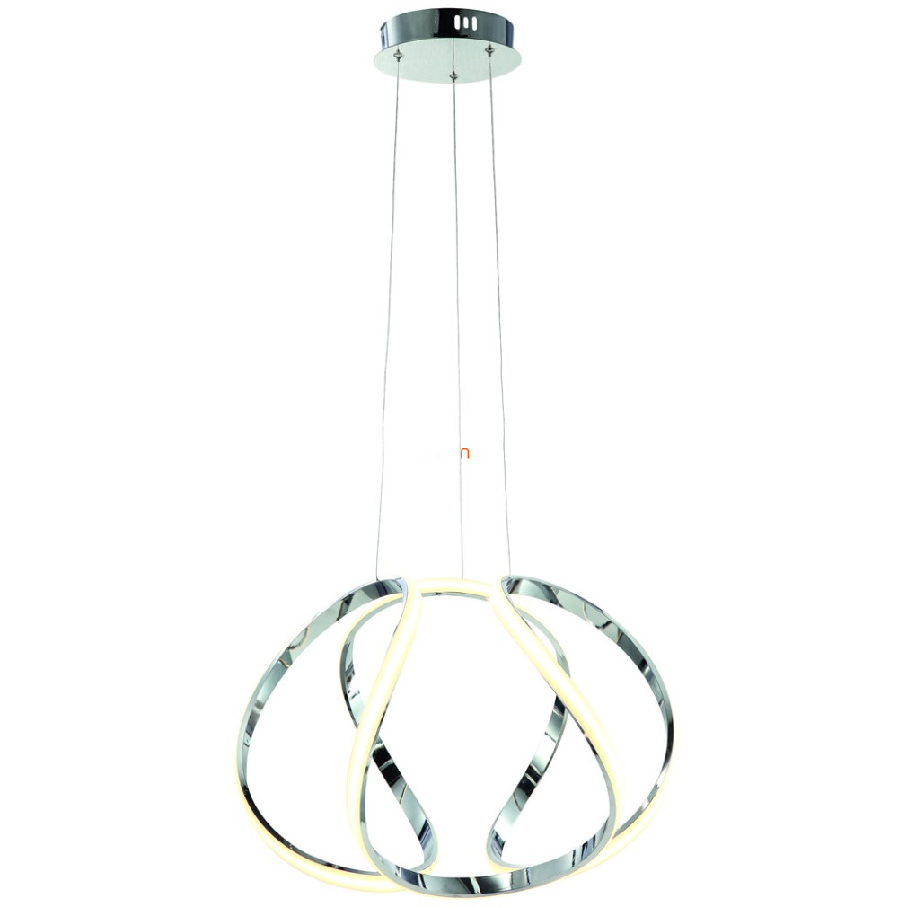 Modern függesztett LED lámpa, hidegfehér, krómszínű - Globe Milagro ML3808