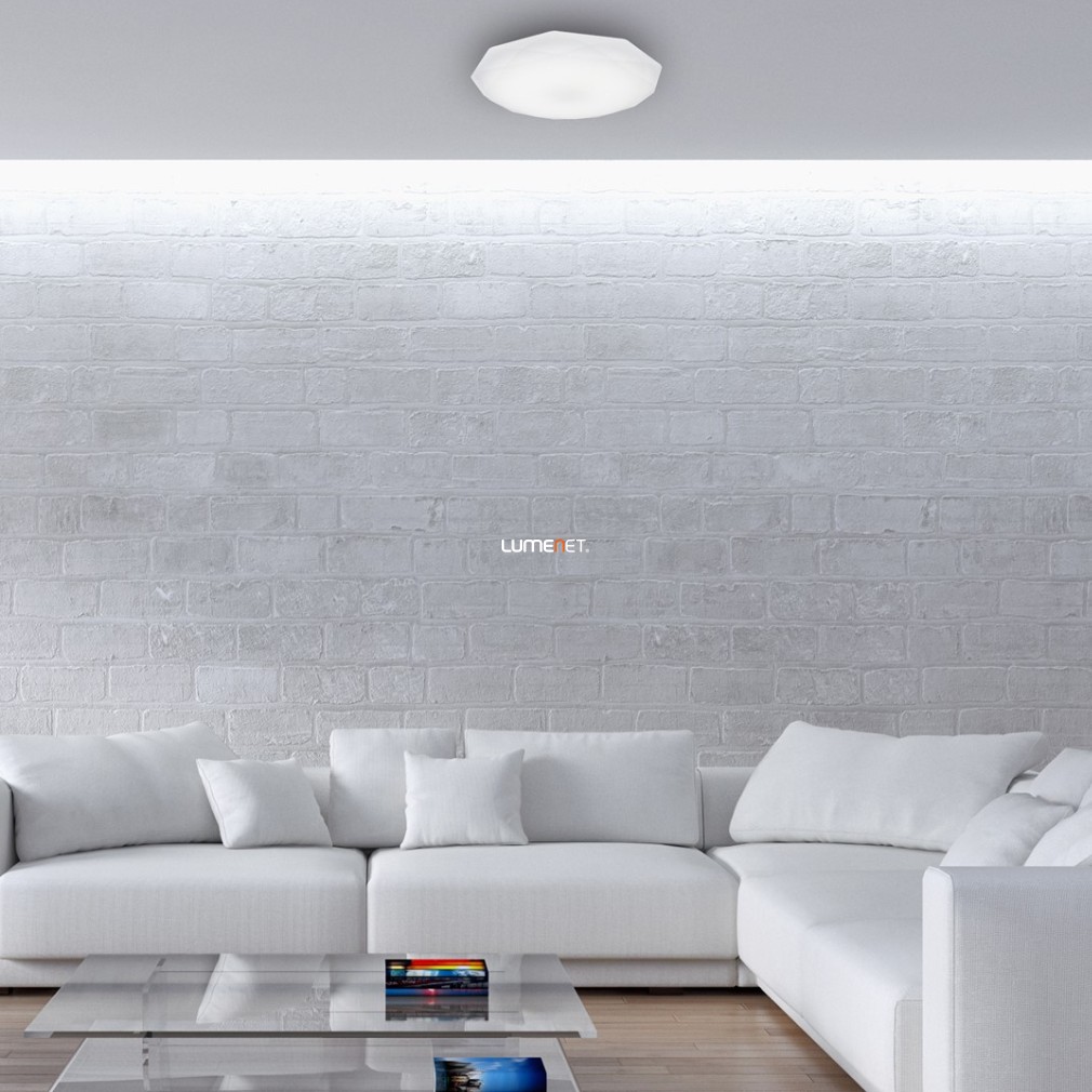 Mennyezeti LED lámpa 16 W, hidegfehér, fehér színű (Hex)