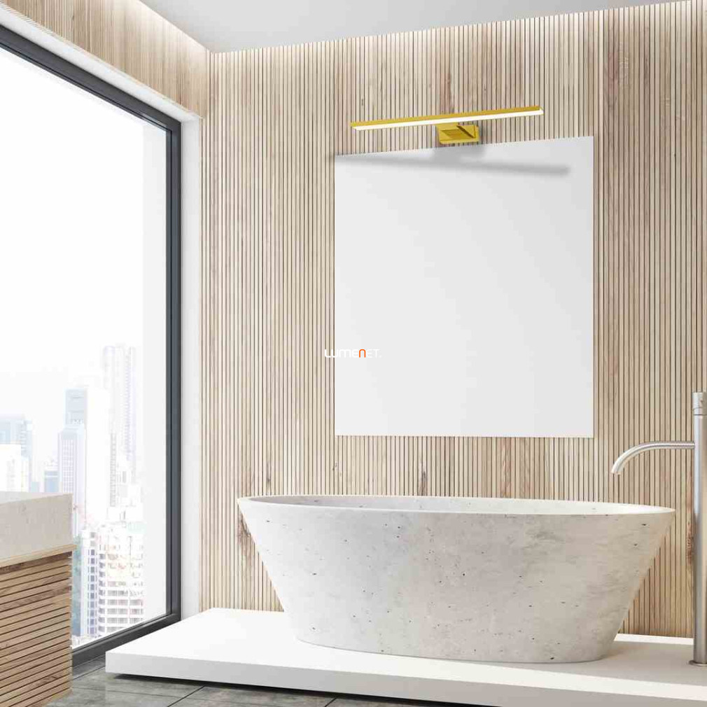 Fürdőszobai tükörmegvilágító LED lámpa 13,8 W, hidegfehér, 60 cm, aranyszínű (Shine)