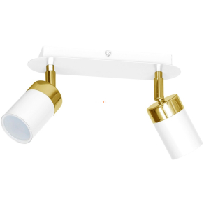   Spot lámpa két foglalattal, fehér-aranyszínű - Joker Milagro MLP6129