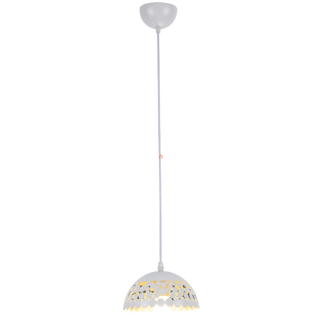 Függesztett lámpa, 18 cm, fehér színű (Lisa)