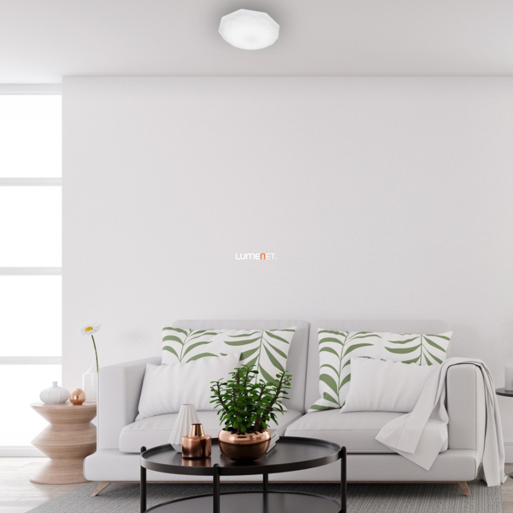 Mennyezeti LED lámpa 12 W, hidegfehér, fehér színű (Hex)