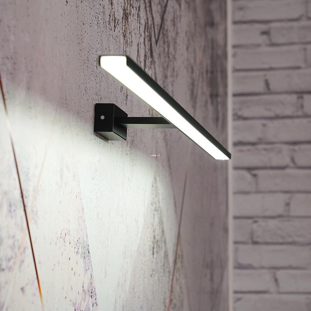 Fürdőszobai tükörmegvilágító LED lámpa 15 W, hidegfehér, 80 cm, fekete (Shine)