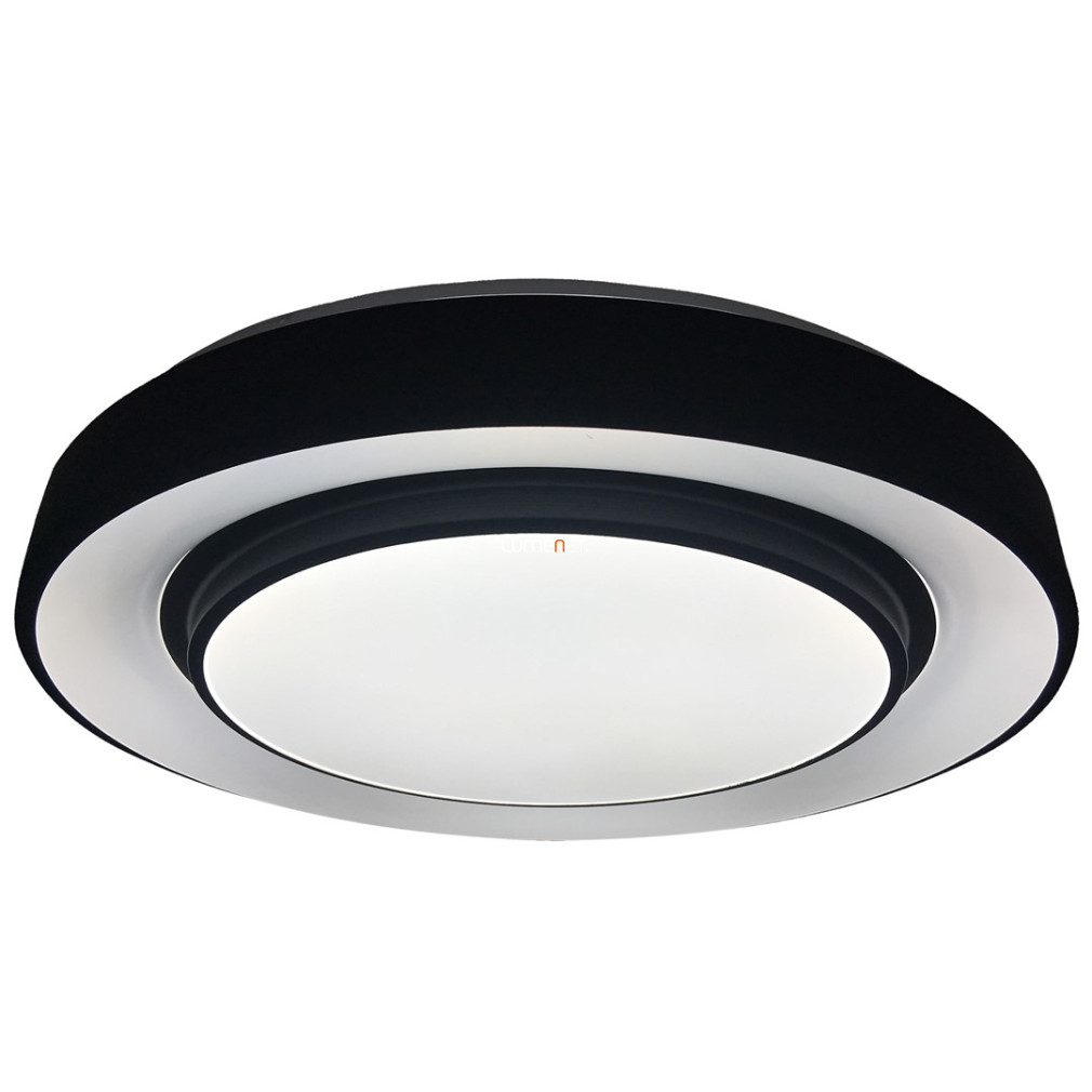 Távirányítós mennyezeti LED lámpa 24 W, változtatható fehér és szín színű (RGBW), fekete-fehér színű (Naomi Smart)