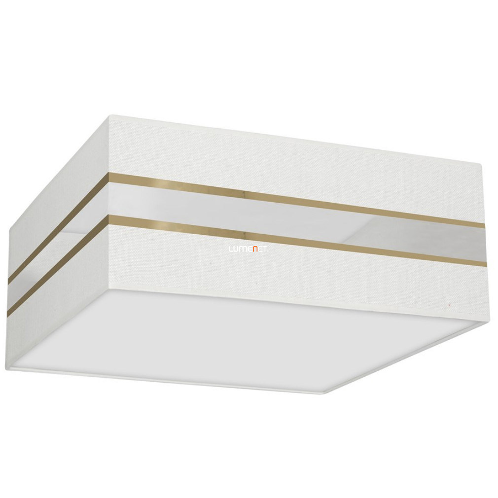 Mennyezeti lámpa három foglalattal, 50x50 cm, fehér-aranyszínű (Ultimo White)