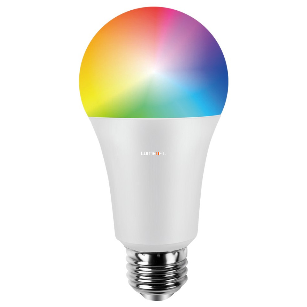 Smart szabályozható E27 RGBW LED, 11 W, 1200 lm