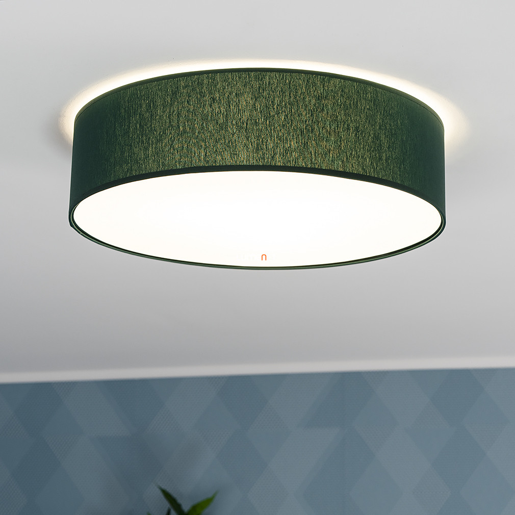 Zöld mennyezeti lámpa, textil (Verde)