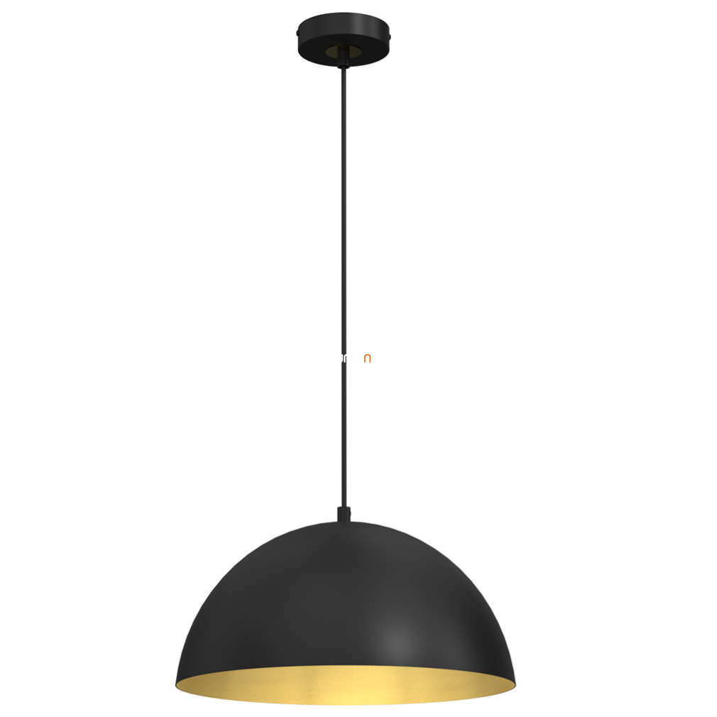 Függesztett lámpa, 35 cm, fekete-aranyszínű (Beta)