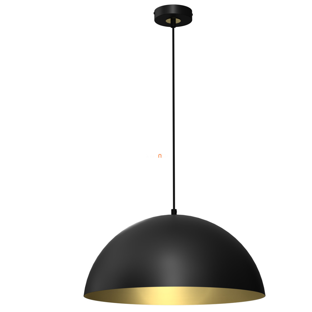 Függesztett lámpa, 45 cm, fekete-aranyszínű (Beta)