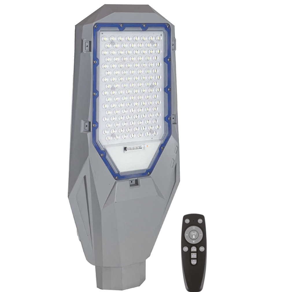 Napelemes fali LED lámpa távirányítóval (Kobra)
