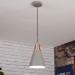   Szürke függesztett lámpa, 22 cm - Gianni GTV OS-GIAN-E27-16-DEC