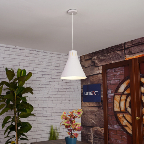   Fehér függesztett lámpa, 32 cm - Gianni GTV OS-GIAN-L-E27-00-DEC