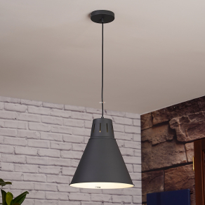 Fekete függesztett lámpa - Gianni GTV OS-GIAN-L-E27-10-DEC