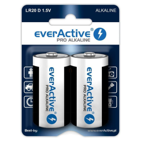   Elem góliát R20 1,5V bliszteres EverActive Pro Alkaline 2 db/bl