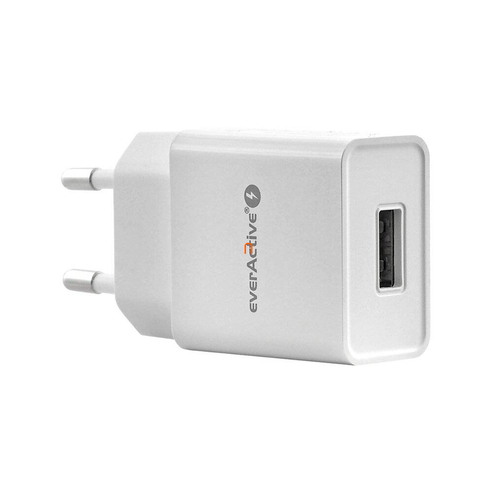 USB hálózati töltő adapter Everactive SC-200, 1x 5V USB csatlakozó, 2.4A