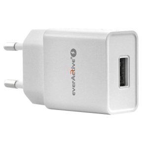   USB hálózati töltő adapter Everactive SC-200, 1x 5V USB csatlakozó, 2.4A