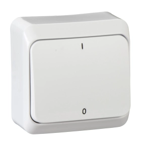 Schneider Electric Prima (IP 20) - WDE001020 - Kétpólusú kapcsoló 10AX, fehér (102)