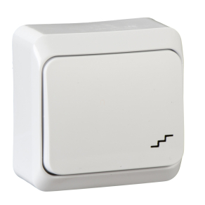   Schneider Electric Prima (IP 20) - WDE001060 - Váltókapcsoló, lépcsőjellel 10AX, fehér (106)