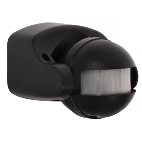 Mozgásérzékelő, falra szerelhető (fekete)